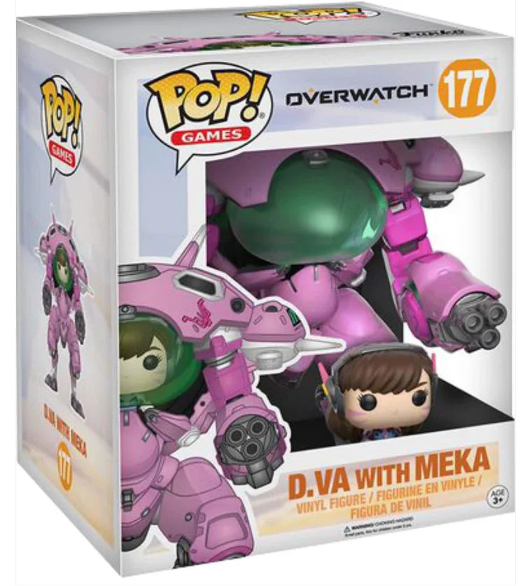 D.VA With Meka Funko Pop