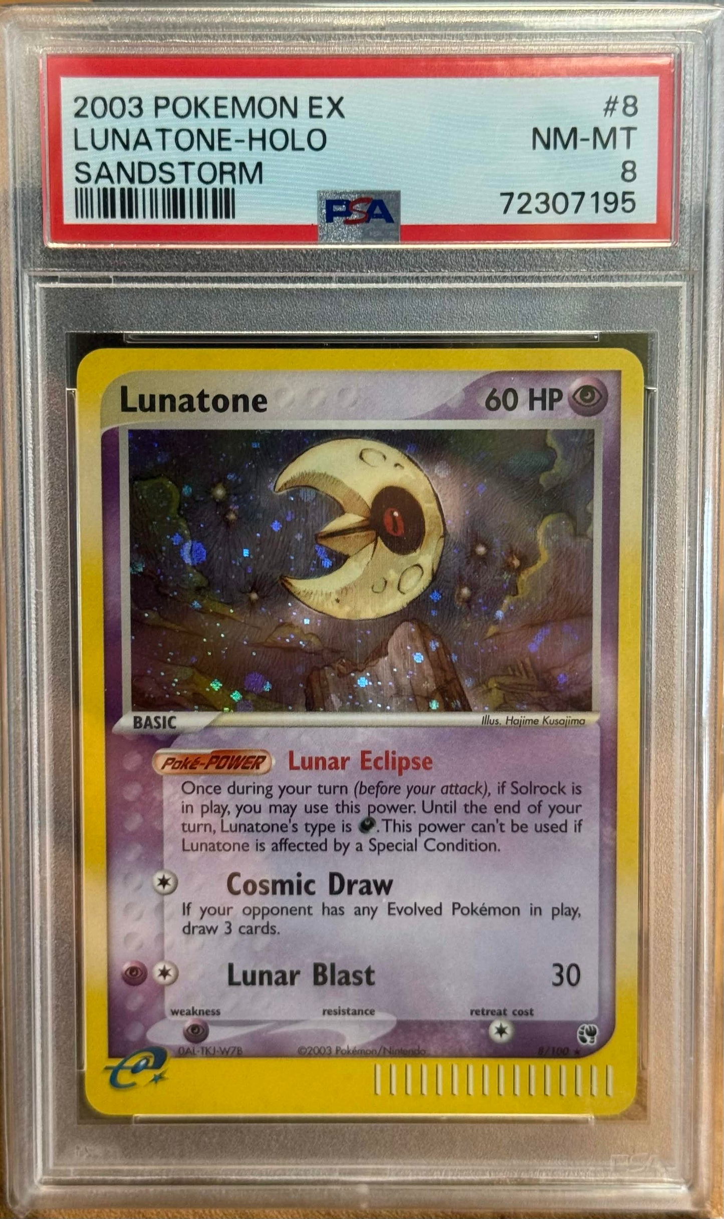 PSA 8: Lunatone 8/100