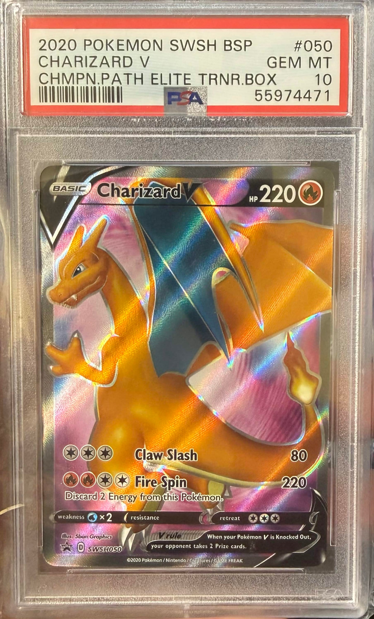 PSA 10: Charizard SWSH050