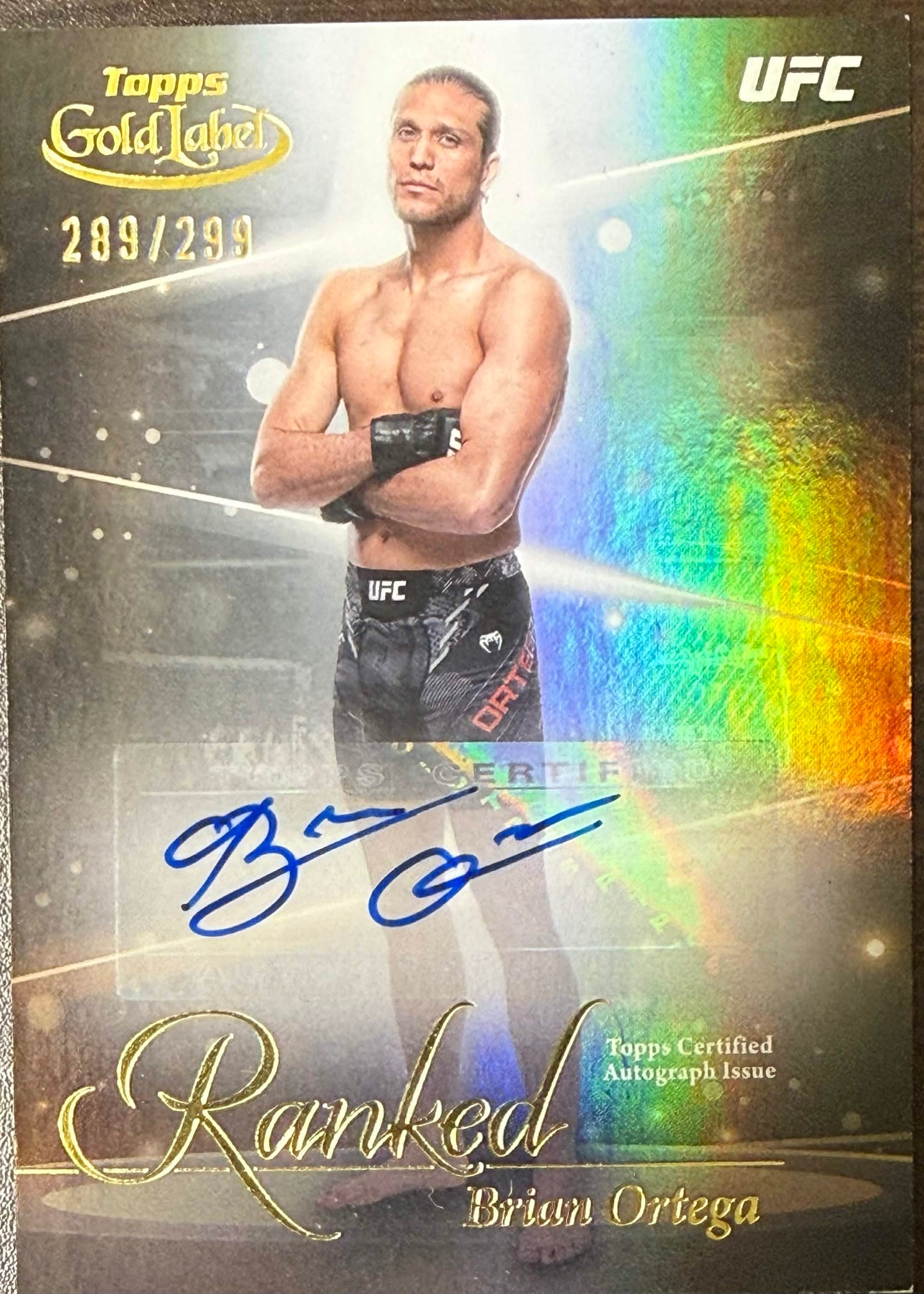 UFC: Brian Ortega 289/299 (Autograph) #RIK-BOR