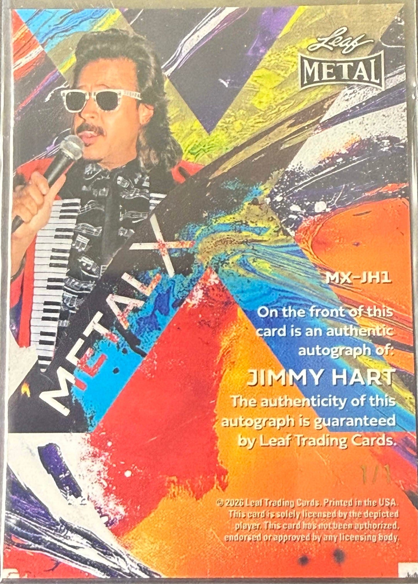 LEAF RING KINGS: Jimmy Hart 1/1 Autograph MX-JH1