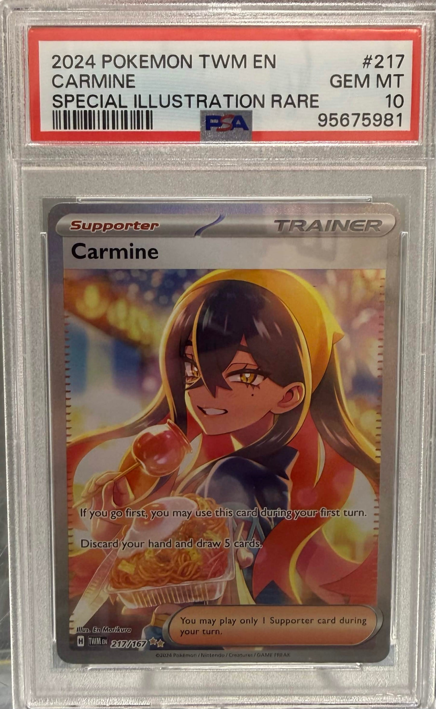 PSA 10: Carmine 217/167