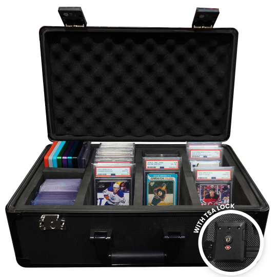 EVORETRO 4 Row Graded Card Case With TSA Lock