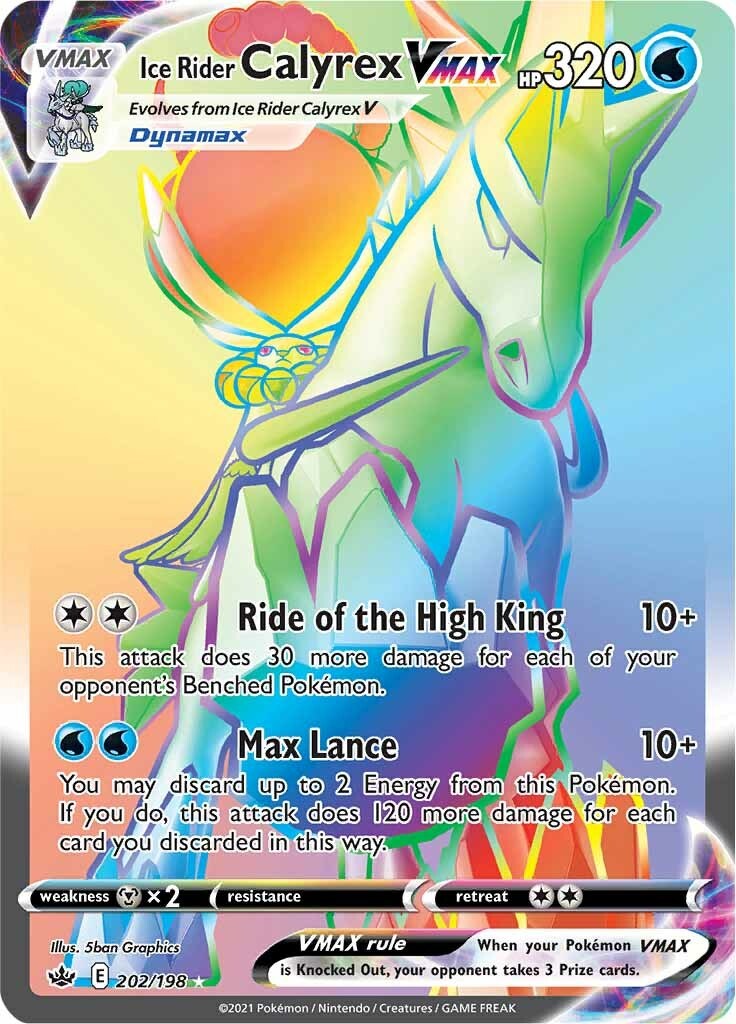 Ice Rider Calyrex VMAX (Secret)