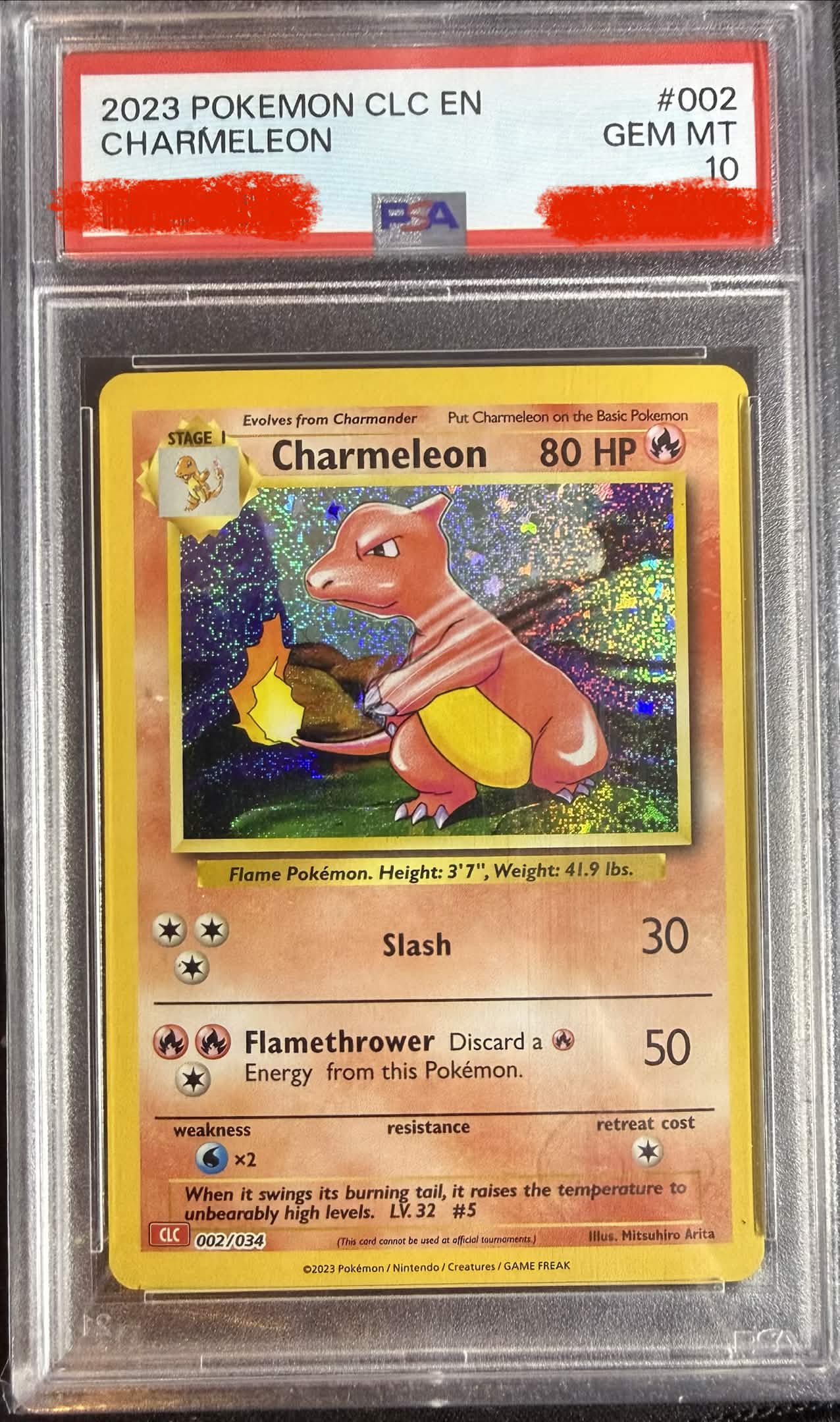 PSA 10: Charmeleon 002/034