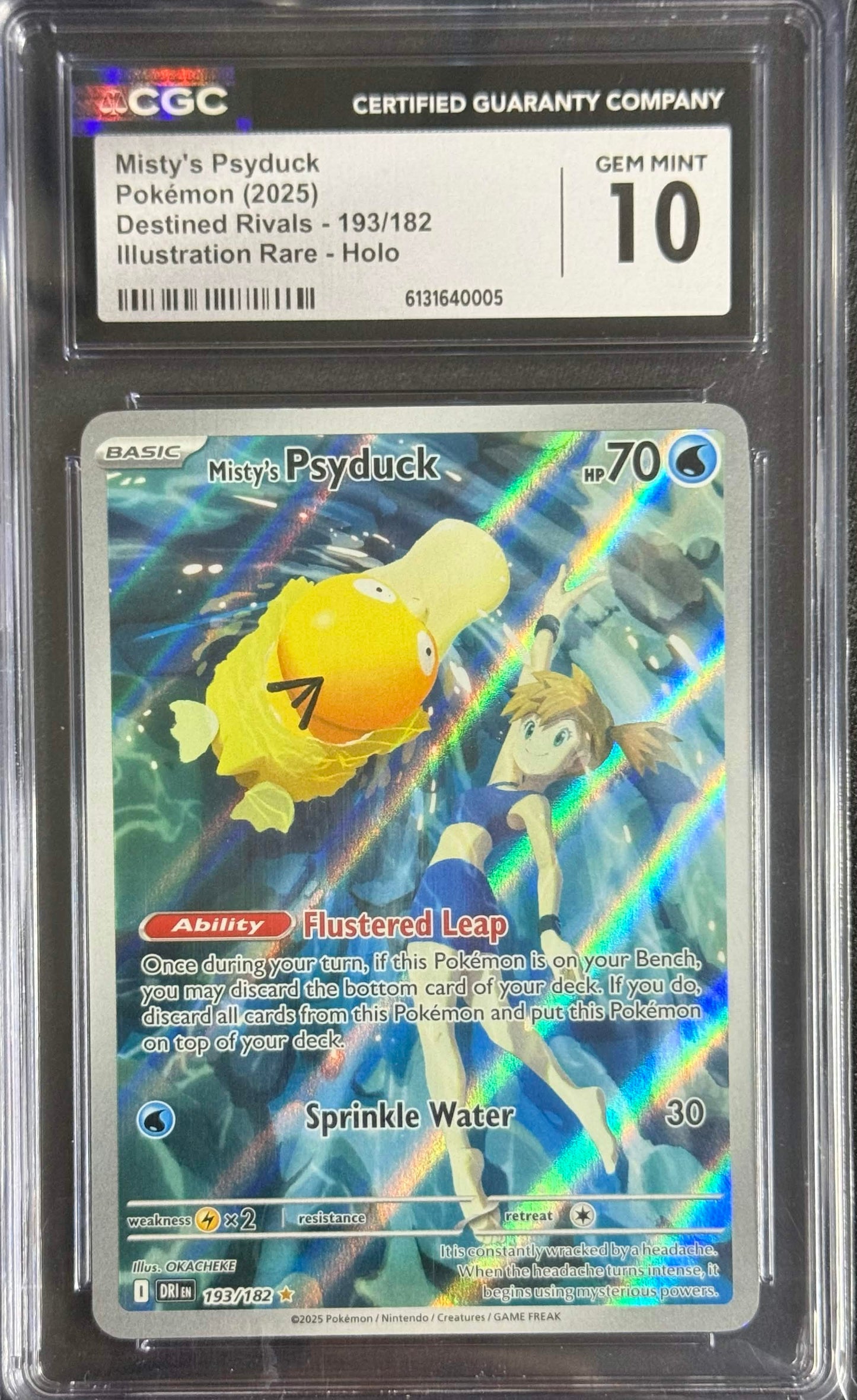CGC 10: Misty's Psyduck 193/182