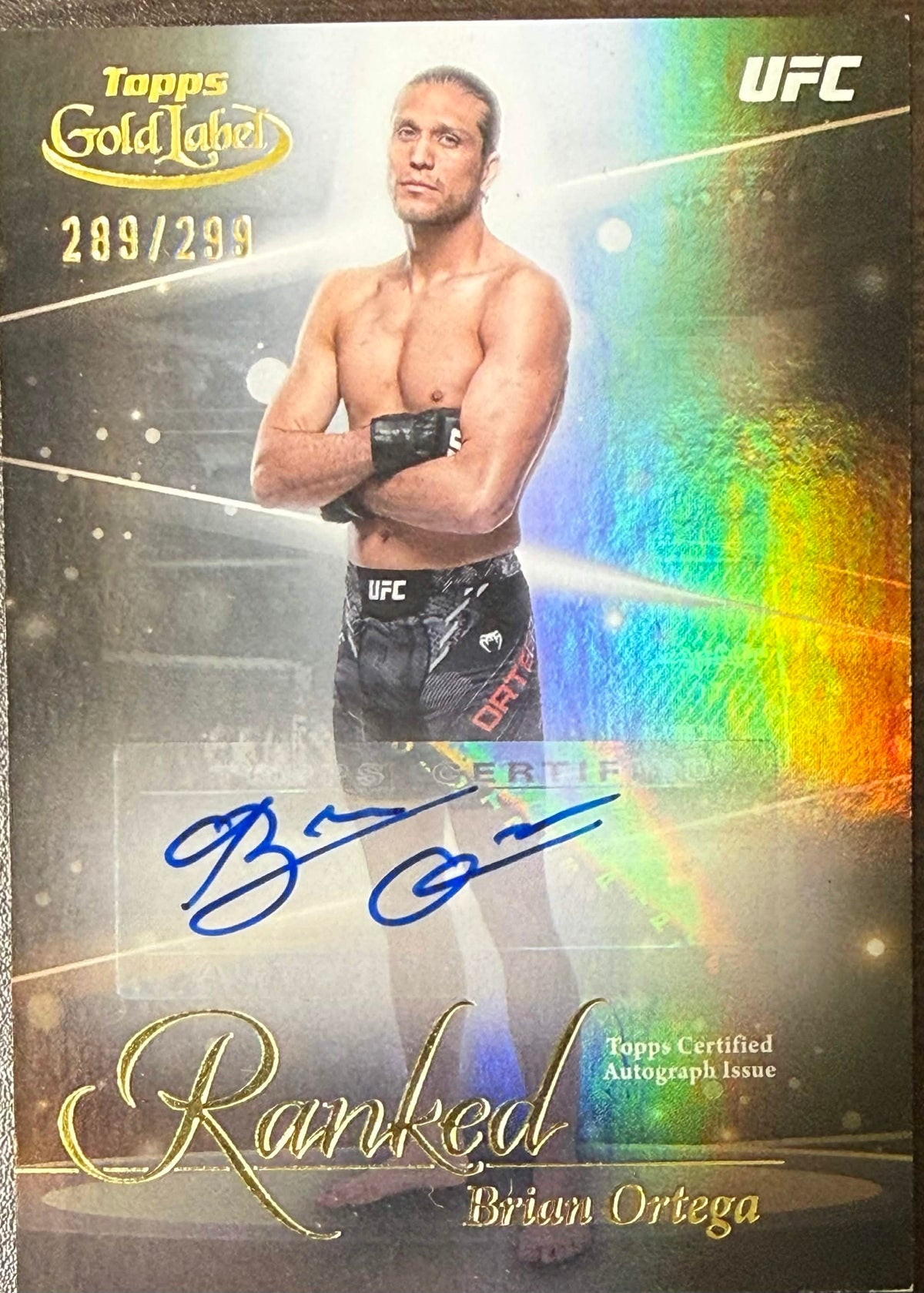 UFC: Brian Ortega 289/299 (Autograph) #RIK-BOR