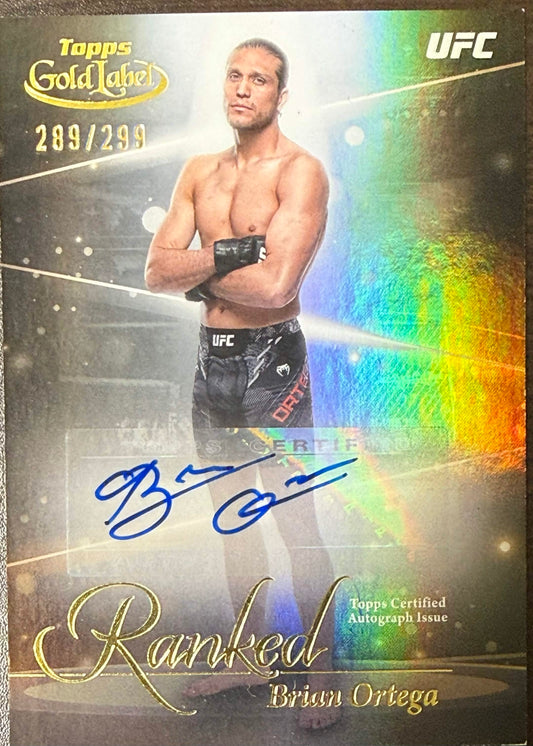 UFC: Brian Ortega 289/299 (Autograph) #RIK-BOR