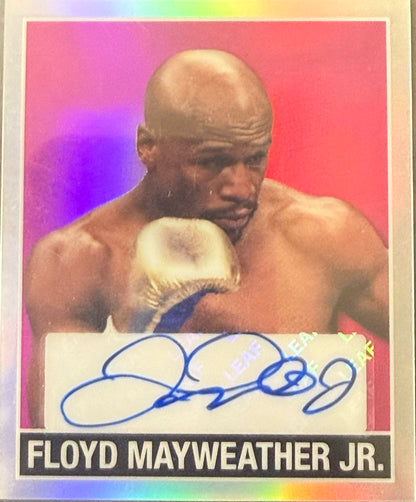 LEAF RING KINGS: Floyd Mayweather Jr. 6/6 Autograph #48L-FM1