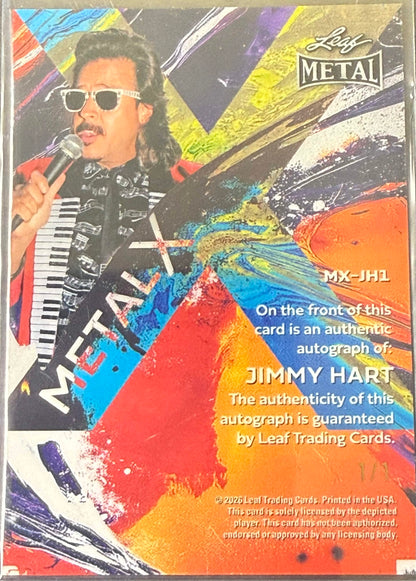 LEAF RING KINGS: Jimmy Hart 1/1 Autograph MX-JH1
