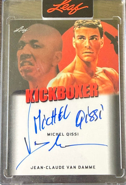 LEAF RING KINGS: Michel Qissi & Jean-Claude Van Damme Dual Autograph #DA-1