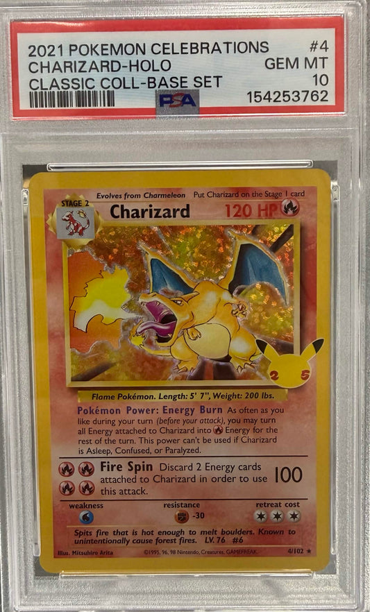 PSA 10: Charizard 4/102 (Celebrations)