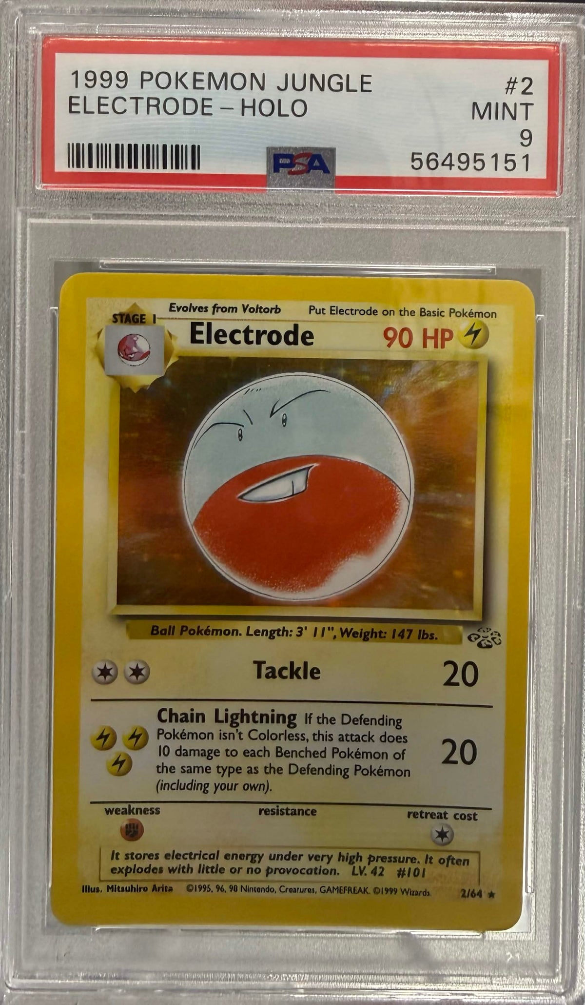 PSA 9: Electrode 2/64 (Unlimited)