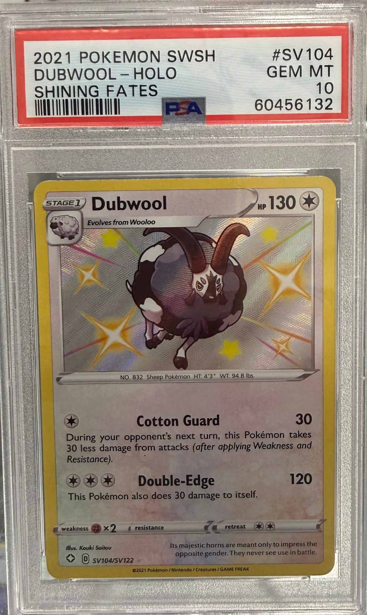 PSA 10: Dubwool #SV104