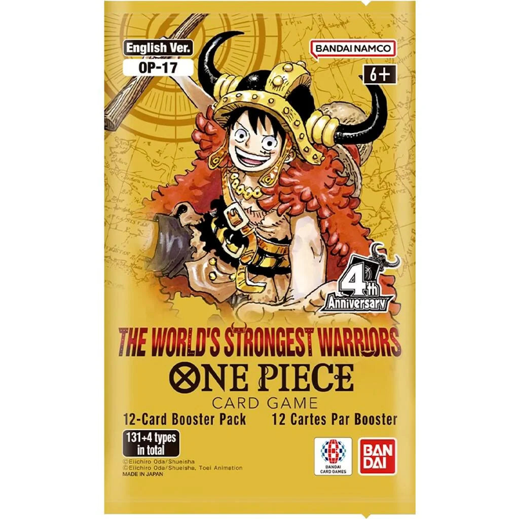 One Piece: OP-17 The Worlds Strongest Warriors Booster Pack