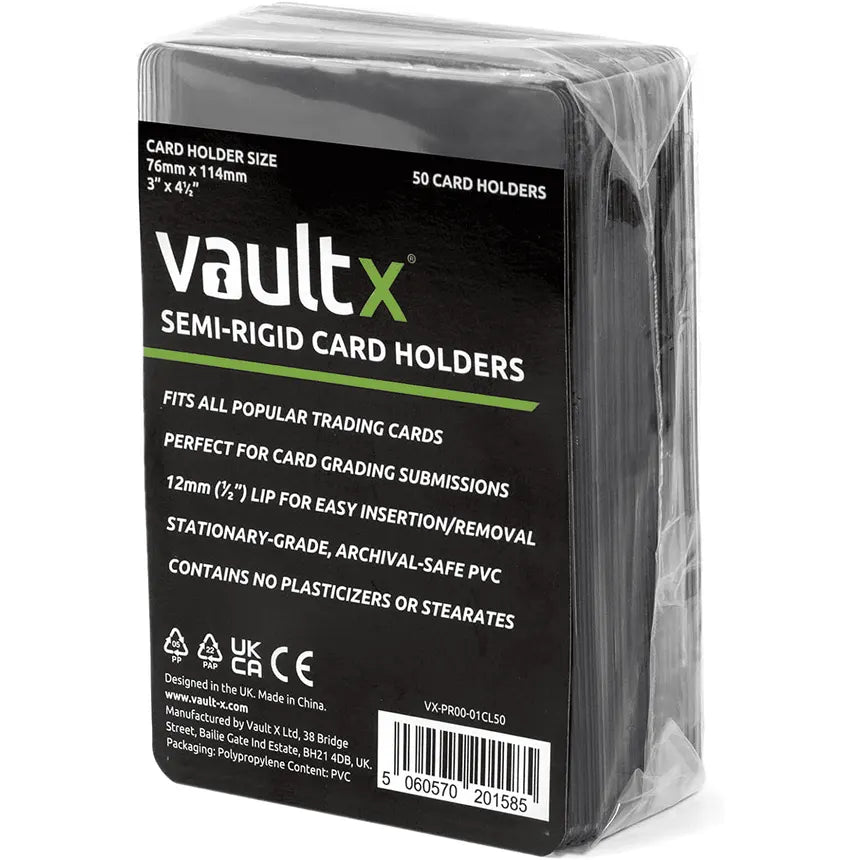 Vault X Semi-Rigid Sleeves (50PK)