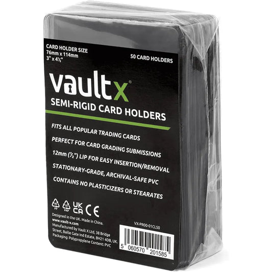 Vault X Semi-Rigid Sleeves (50PK)