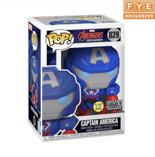 Captain America Funko Pop (FYE Exclusive) [Glow In The Dark]