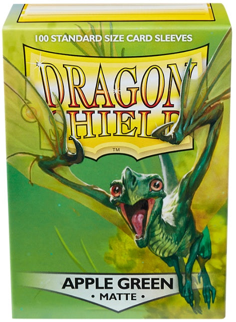 Dragon Shield Matte Green Apple Sleeves