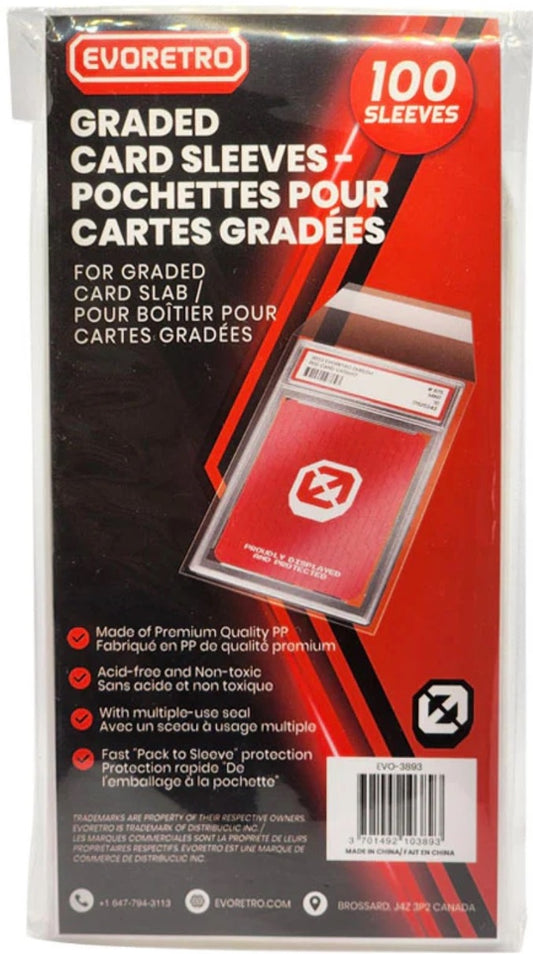 EVORETRO PSA Graded Sleeves 100PK
