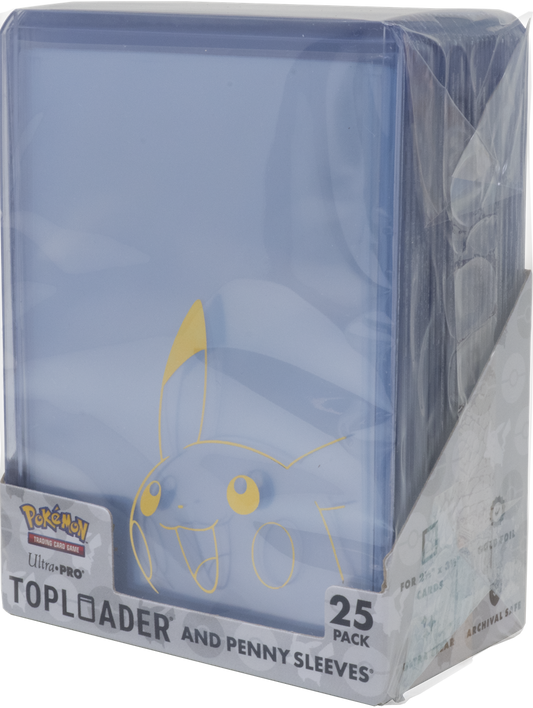 Ultra Pro Pikachu Toploader & Penny Sleeve Combo (25ea)