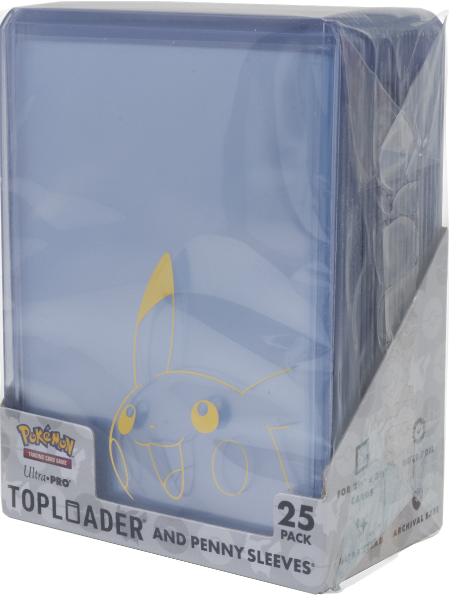 Ultra Pro Toploader & Penny Sleeve Combo Pack (PIKACHU)